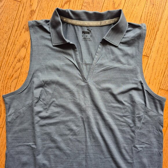 PUMA Women's Cloudspun Coast Polo Tank - Picture 2 of 13